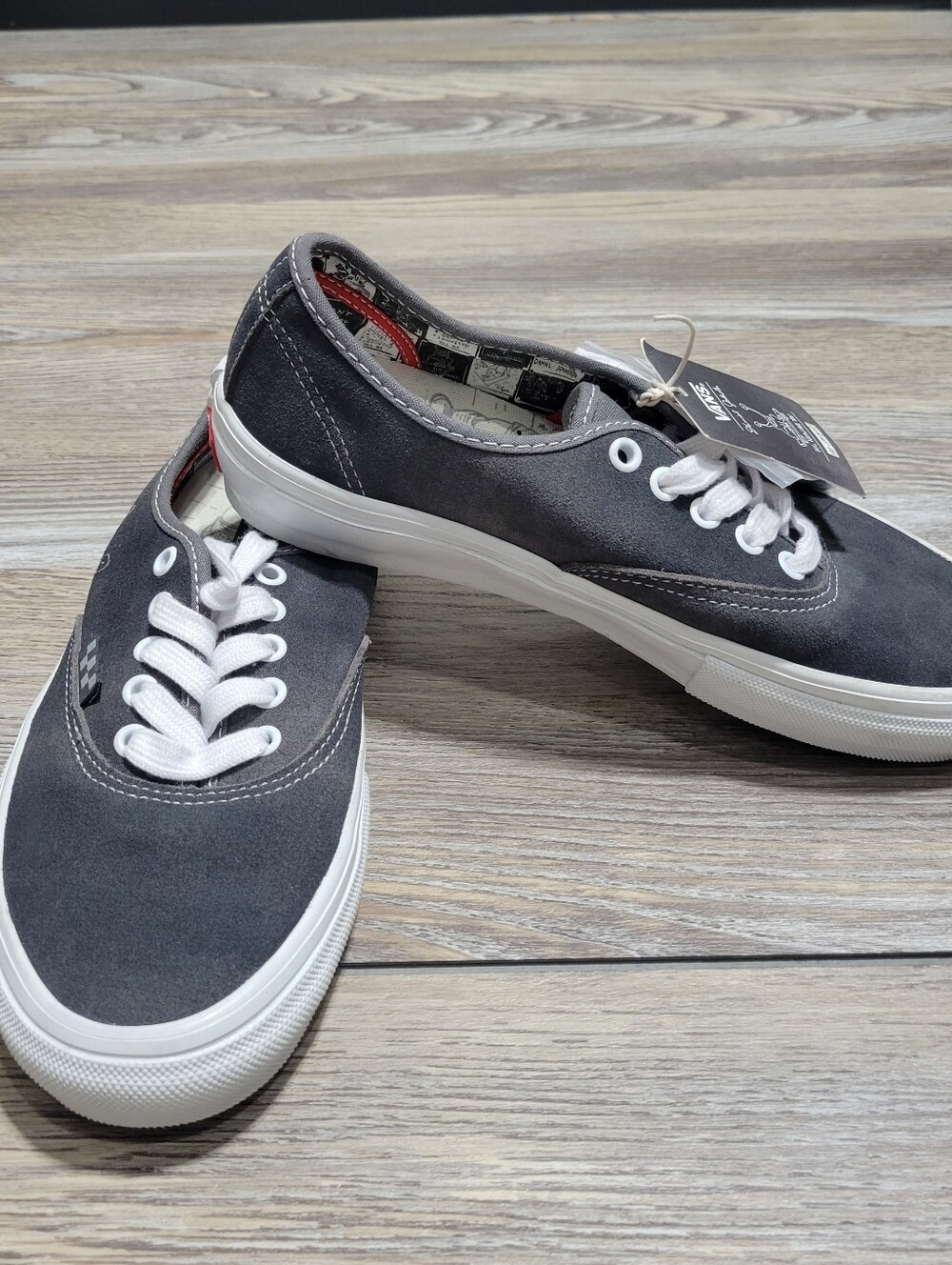 Vans Daniel Johnson Collaboration Sneakers Mens Size 7 Gray - Picture 4 of 11